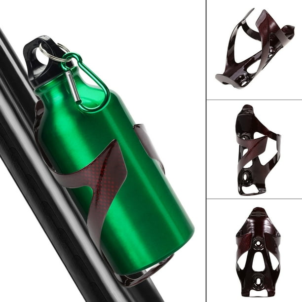 Soporte de botella de bicicleta Mtb Carbon  Jaula de botella de agua de  fibra de carbono-Fibra de carbono-Aliexpress