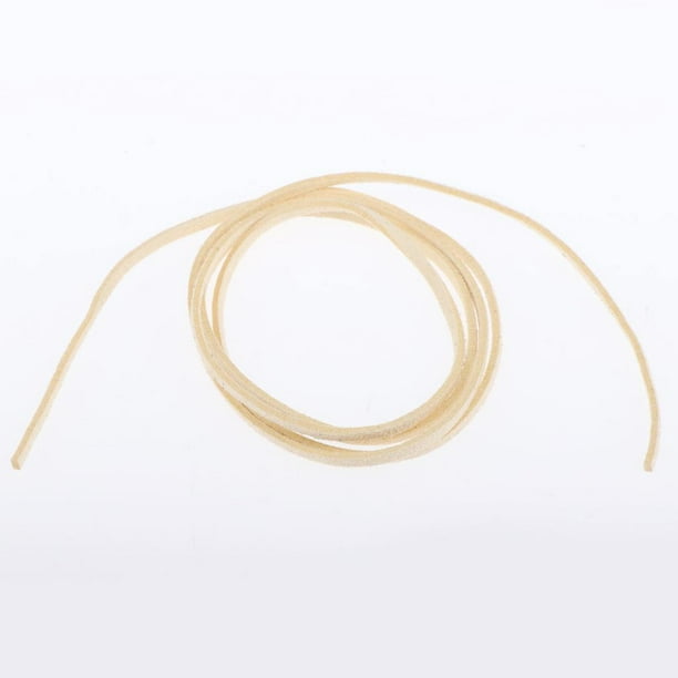 Cuerdas de Cordón de material cuero de 3 Mm X 1 La Fabricación de de -  marrón Yinane cuerda de gamuza para hacer joyas
