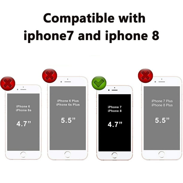 Funda Silicona micro fibra para Apple iPhone 7 Plus / 8 Plus Rojo