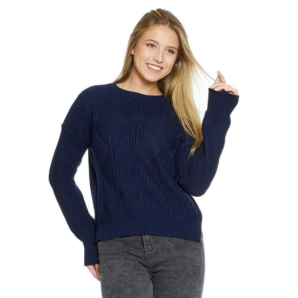 Sweater Mujer Cuello Redondo