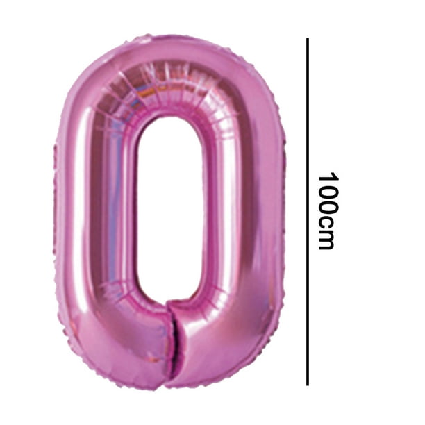 Globos gigantes (40 pulgadas) del número 32 en color oro rosa, para  decoraciones de cumpleaños para mujer