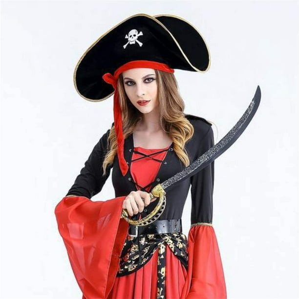 Juego de accesorios de disfraz pirata de 5 piezas para fiesta pirata de  Halloween