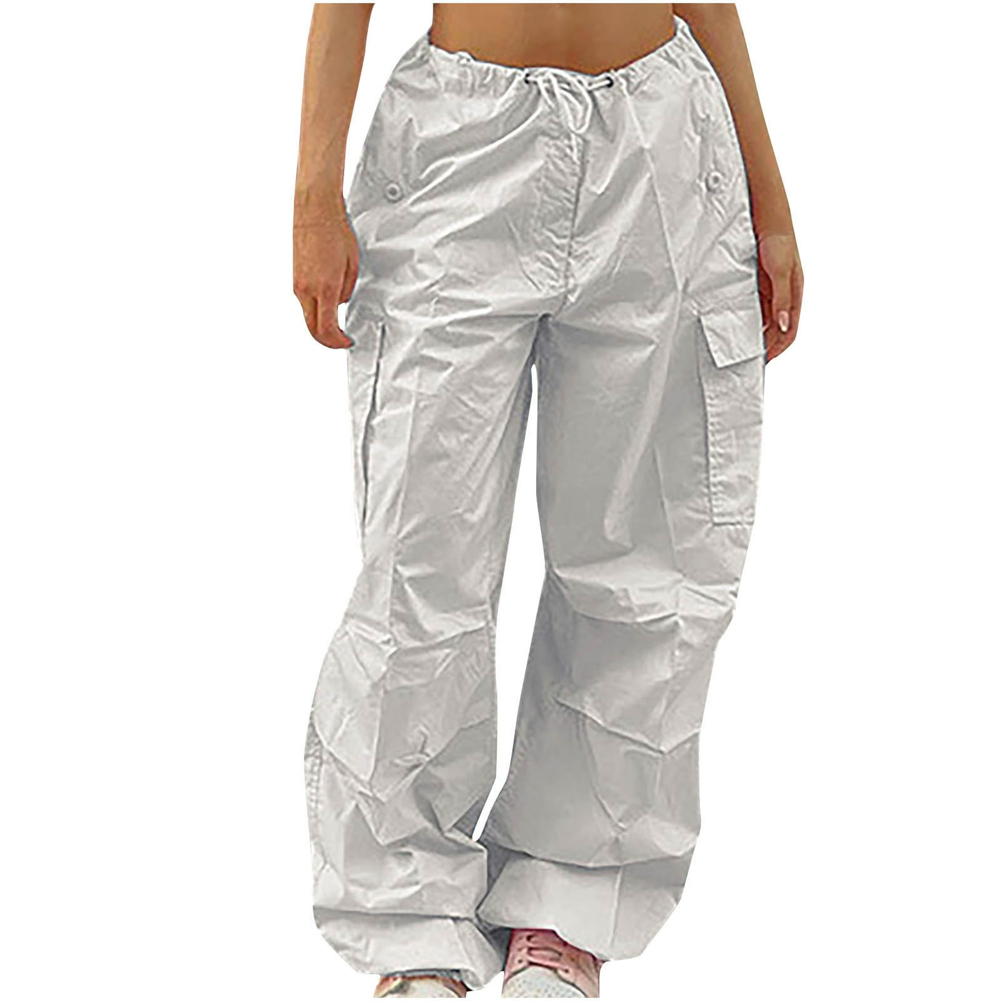 Pantalones Cargo Mujer Pantalones de Salón Pantalones de Moda Pantalones de  Traje de Color Sólido Completamente Rectos Odeerbi ODB176591