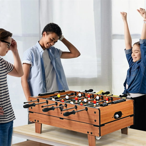 IFOYO Mesa de juego plegable multifunción 4 en 1, mesa de billar estable,  mesa de hockey, mesa de fútbol de fútbol, mesa de tenis de mesa, ideal
