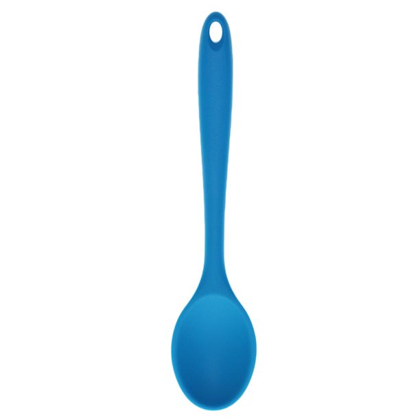 Ali+Oli Juego de 3 cucharas de silicona para bebé (azul) Cuchara de  silicona irrompible para bebé, cucharas para bebés de 6 meses en adelante