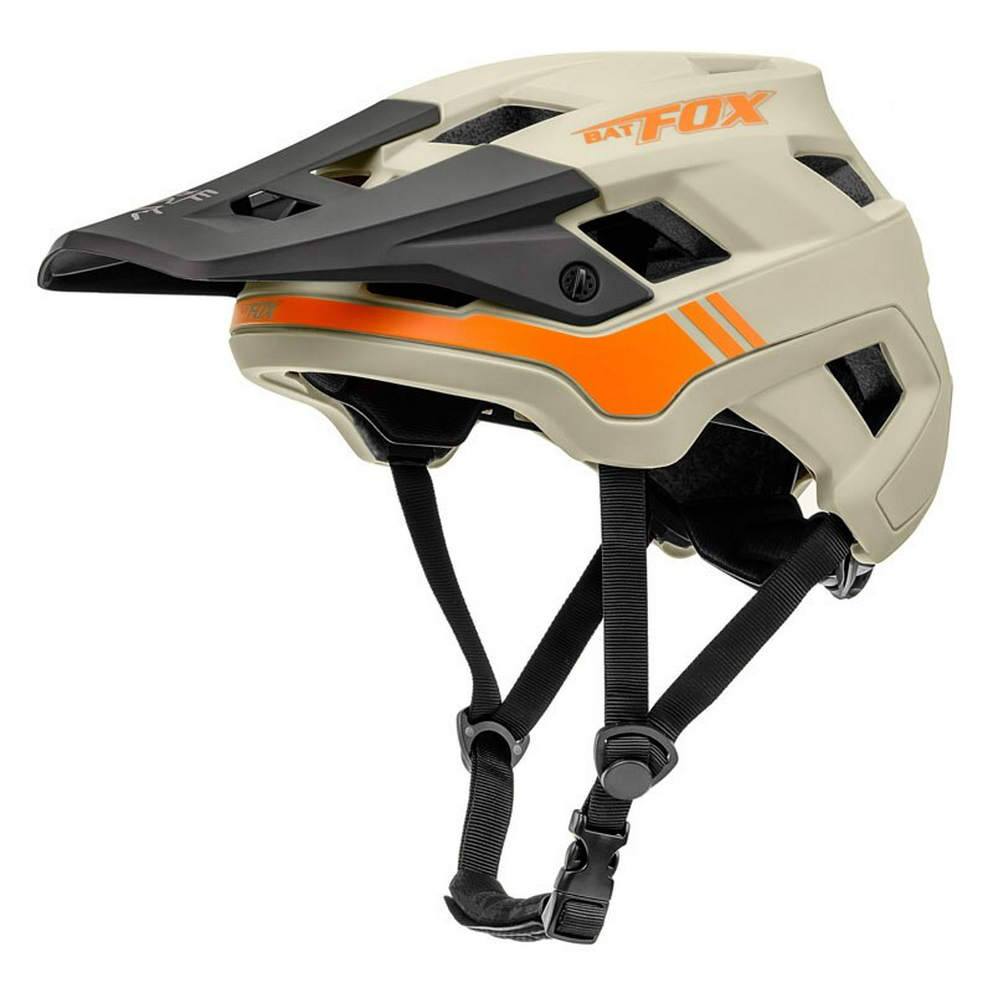 BATFOX-casco de bicicleta de montaña para hombre y mujer, soporte