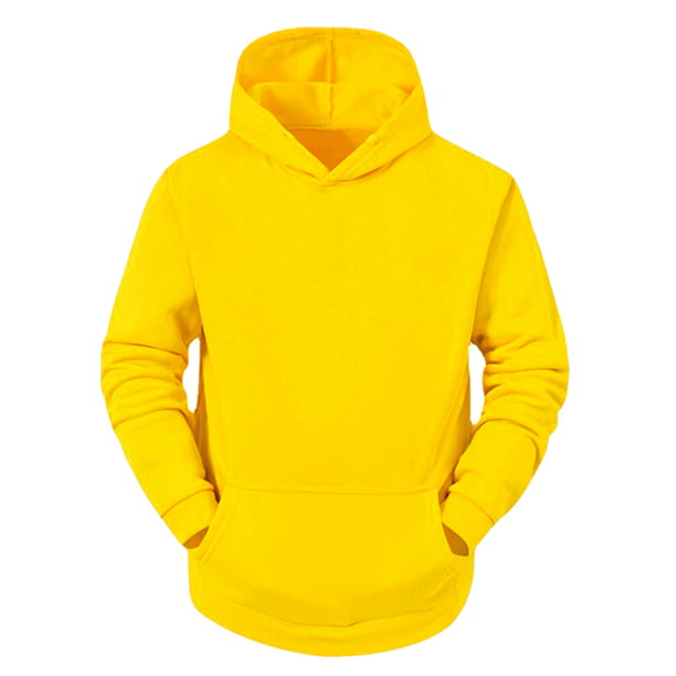 Pieces Sudadera amarillo con capucha Amarillo - textil Sudaderas