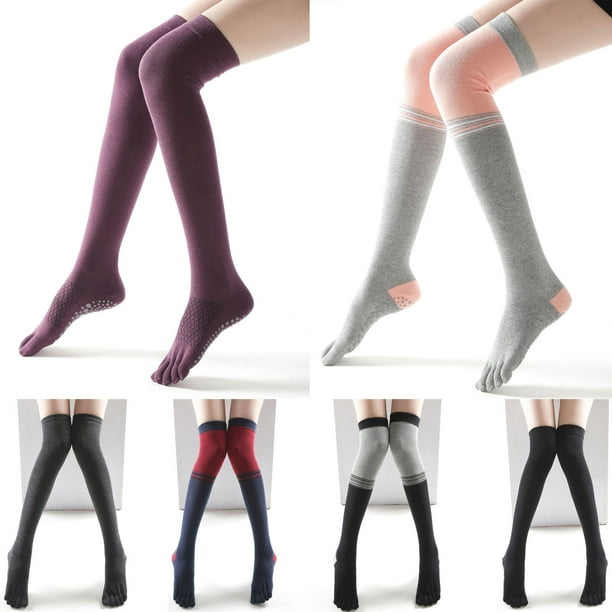 Calcetines Yoga Mujer TFixol Gris Oscuro Talla Única