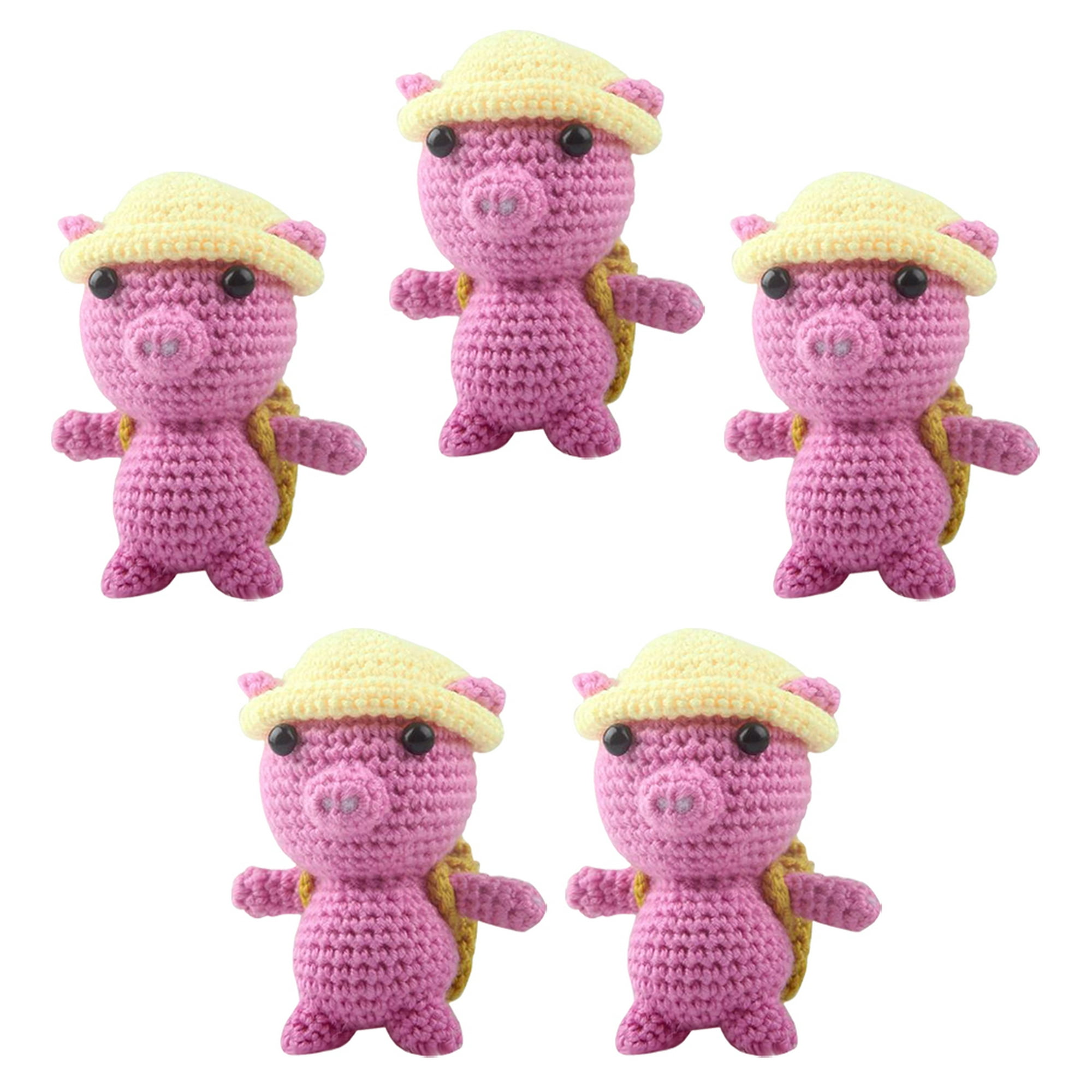 Kit De Crochet Principiantes, 3 Patrones De Animales (b