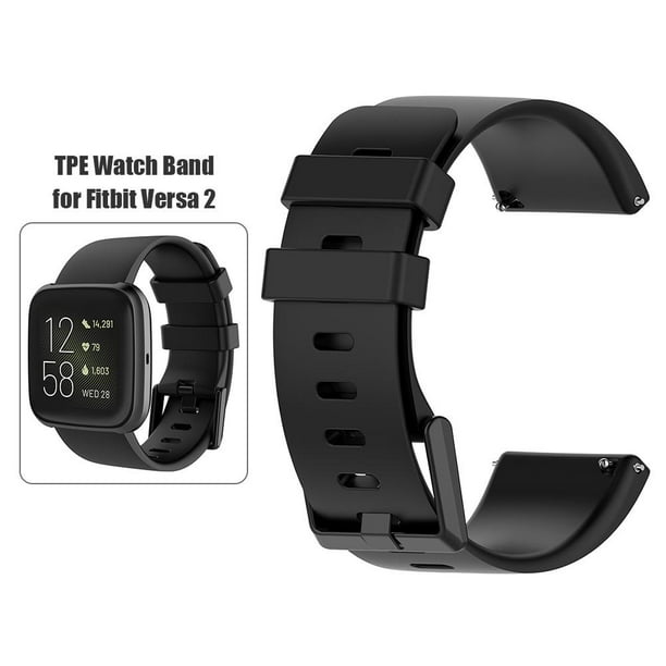 Reemplazo de correas de pulsera de banda de reloj TPE para Fitbit Versa 2/ Versa/Versa Lite L FLhrweasw Nuevo