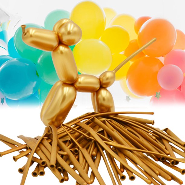 50pcs Modelado de globos largos Globos mágicos de látex retorcidos para  niños Globos de decoración de fiestas