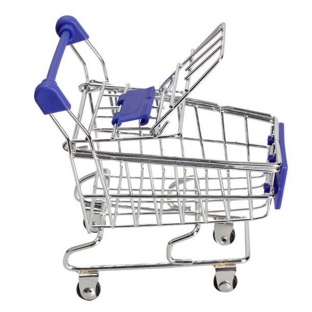  Mini carrito de compras de 5 piezas, mini carrito de  supermercado, carrito de compras, carrito de compras, modo de escritorio,  almacenamiento, juguete de escritorio, accesorio de decoración, juguetes :  Juguetes y