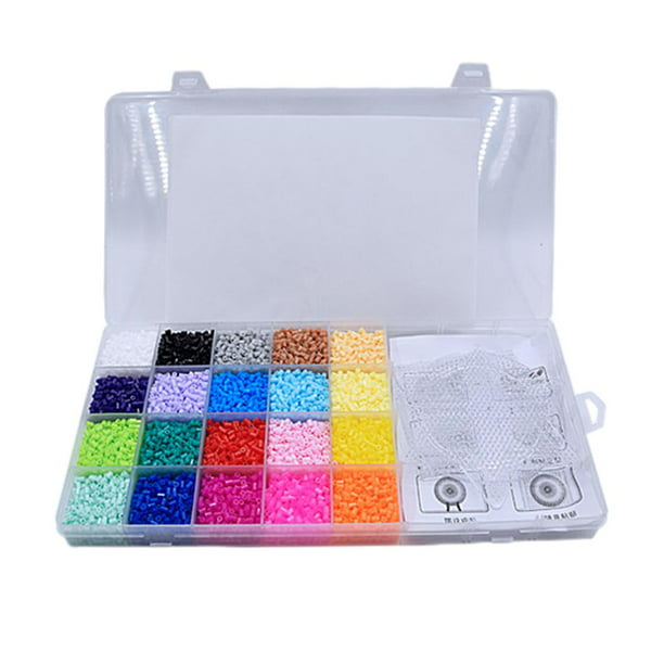 Caja con compartimentos para almacenar tu material hama beads.