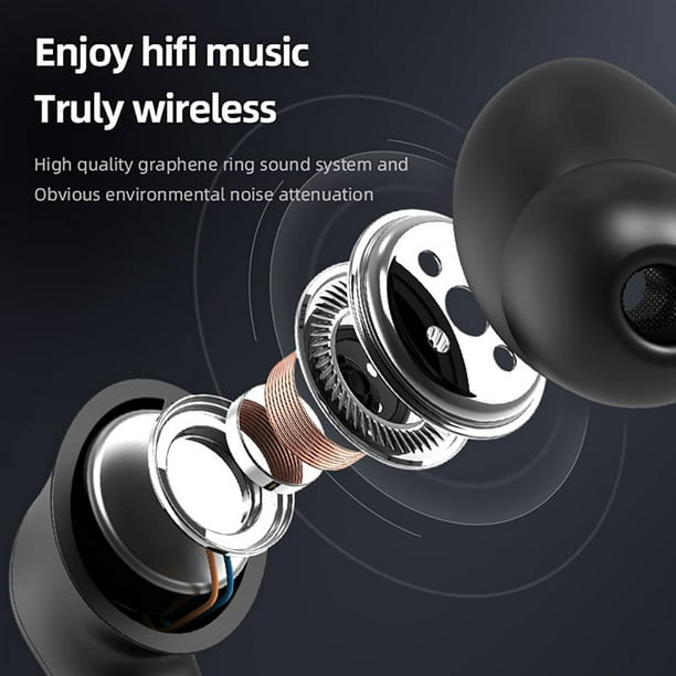 Auriculares Bluetooth Inalámbricos Impermeables IPX6 Con Micrófono  Incorporado