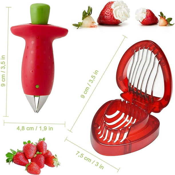  Cortador de fresas, herramienta de corte de frutas