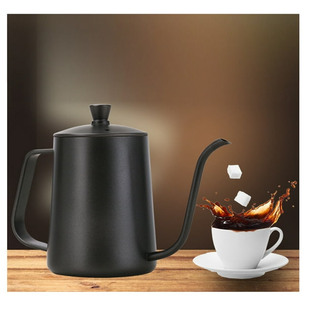 Tetera de goteo de café de mano, tetera portátil ligera resistente al  calor, tetera, tetera, cafetera, tetera para café, cocina, regalos de  Picnic 1 juego perfecl hervidor de café