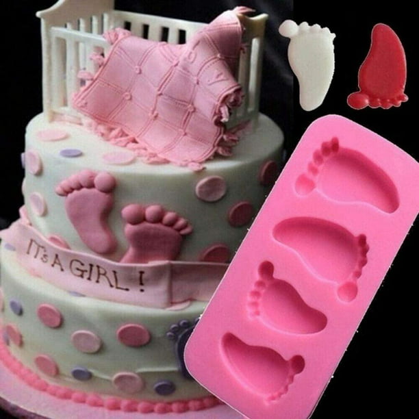 Jabón de silicona para bebé, recién nacido, para decoración de tartas,  decoración de tartas, decoración de cupcakes, de silicona para velas