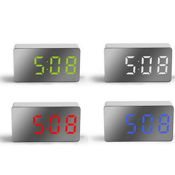 reloj despertador con espejo led reloj despertador digital mini reloj despertador electrónico reloj anggrek otros