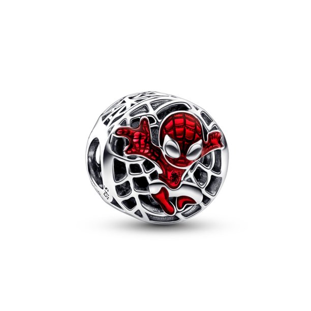 Disney 925 Sterling Silver Charm Marvel Fits Original Pandora Spider Man  Bracelet Movie Anime Charac Gao Jinjia LED