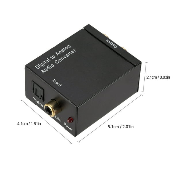 Convertidor De Audio Optico Digital A Rca Cable optico a rca