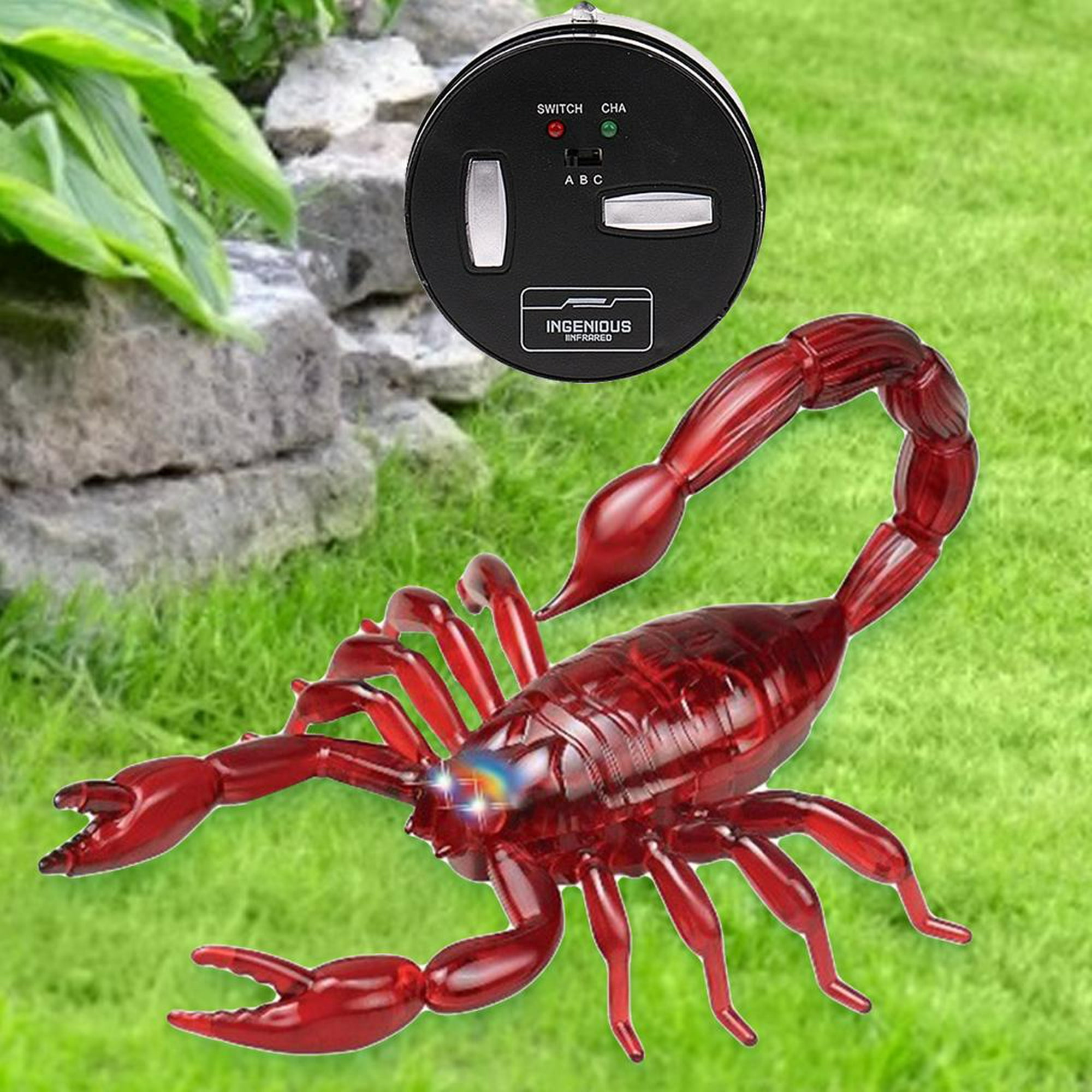 USB RC Control remoto Scorpion Toy Simulación Animal Scary Tricky Toys ...