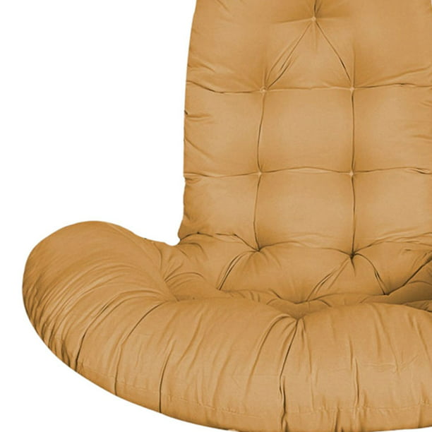  Gruytoie Papasan - Cojines redondos para sillas de exterior,  cojines de asiento de nido de huevos, suave y grueso, impermeable, para  muebles de interior y exterior : Patio, Césped y Jardín