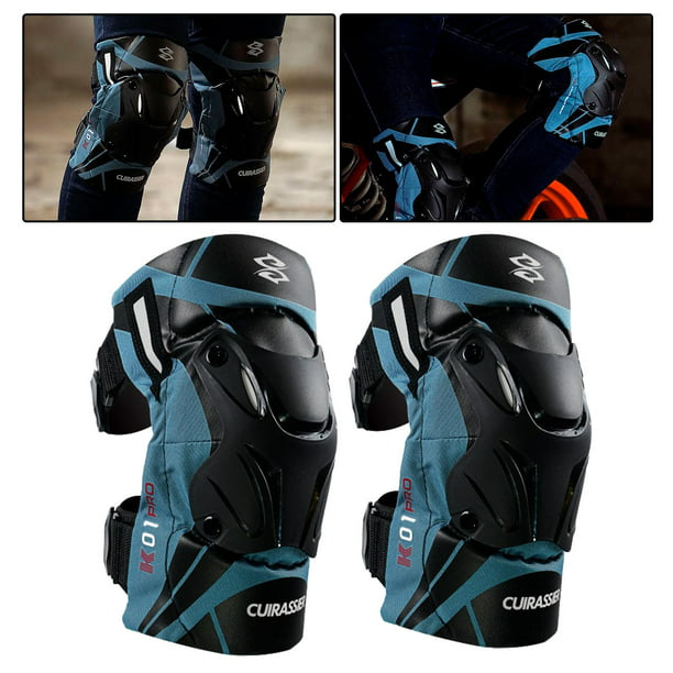 2x K01-3 rodilleras para motocicleta, de protección resistente golpes apto  para carreras de Motocross a prueba de humedad reflectante , reflectante  Macarena rodilleras de moto
