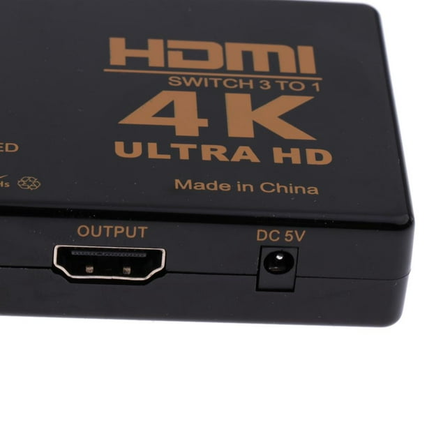 Interruptor Conmutador Hdmi 4k Ugreen 3 En 1 Incluye Control Remoto UGREEN