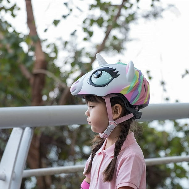 Niños 3D Unicornio Casco De Bicicleta Para Niña Niño Cascos Para