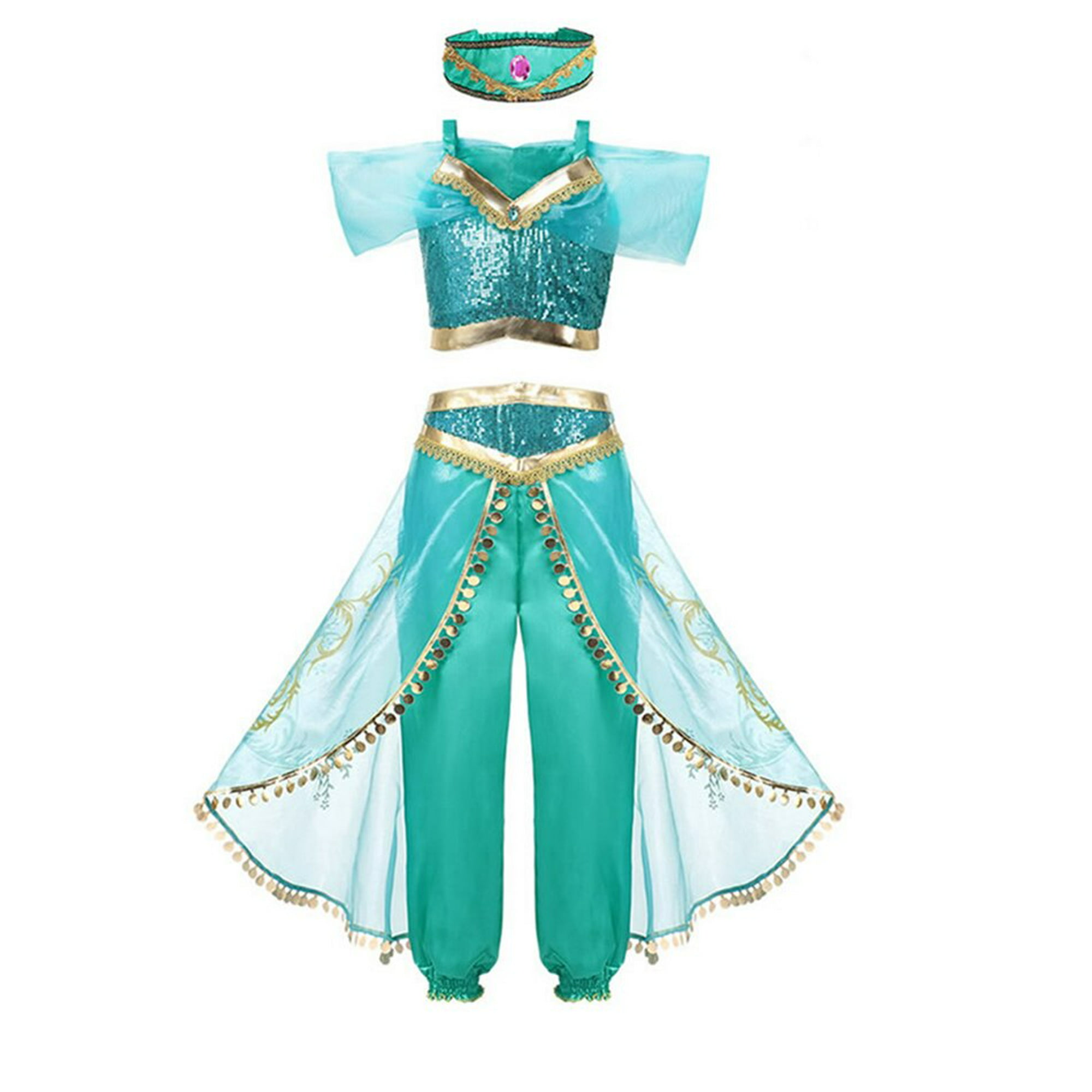 Lámpara de Aladdin Princesa Jazmín Cosplay Disfraz De Mujer Fiesta