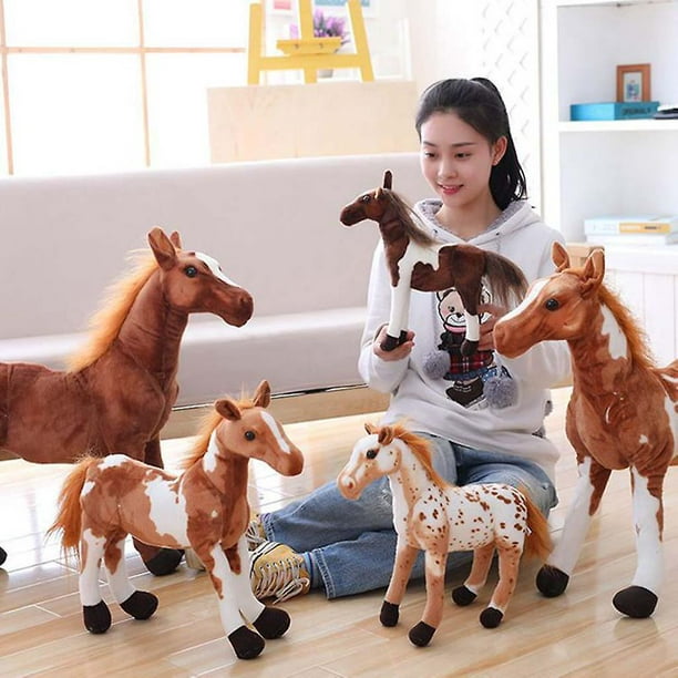 Juguetes de caballos para niñas y niños de 3 a 12 años, juego de 4 juguetes  de caballos, figura de animales, Navidad, regalos de cumpleaños