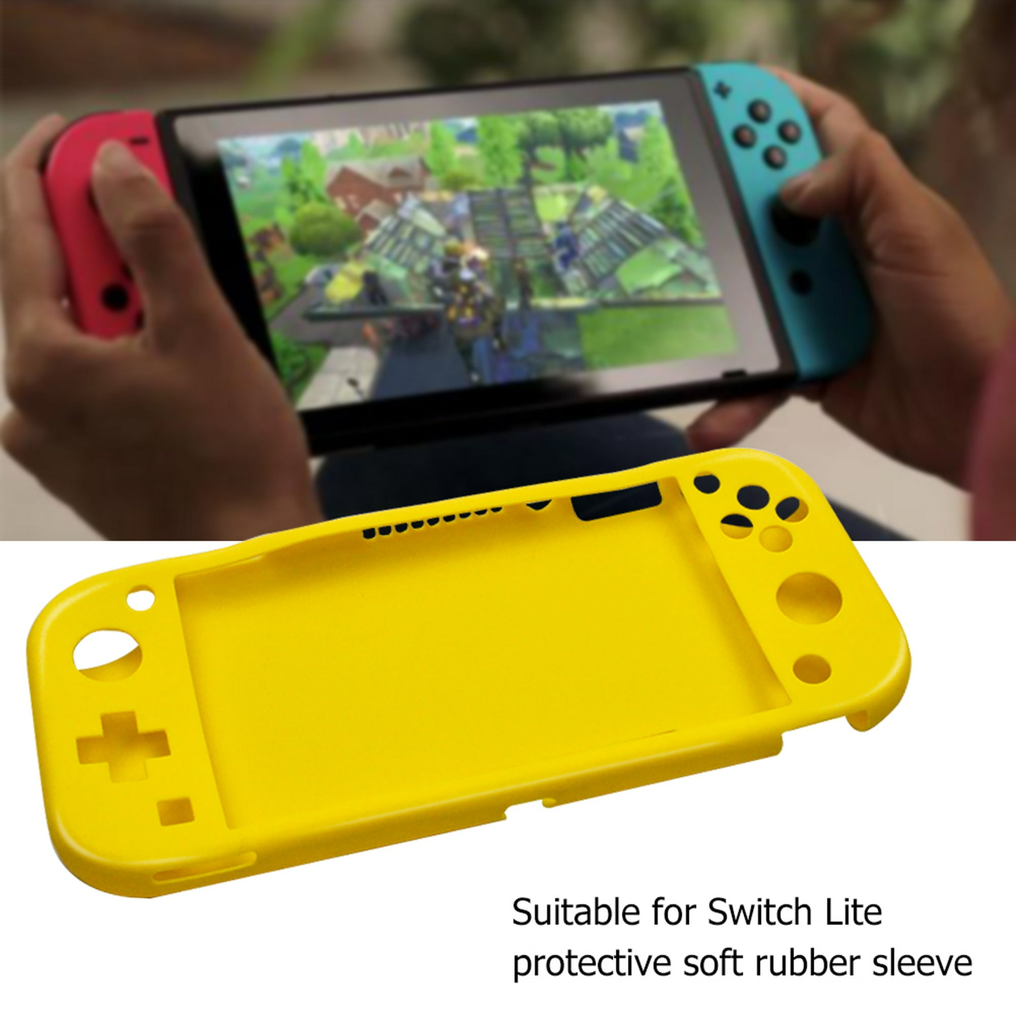 Funda Carcasa de silicona Amarillo para Nintendo Switch Lite