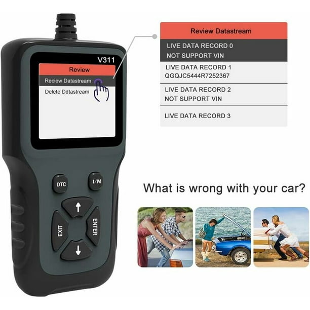 Outil de Diagnostic Voiture OBD2 Universel Support Français