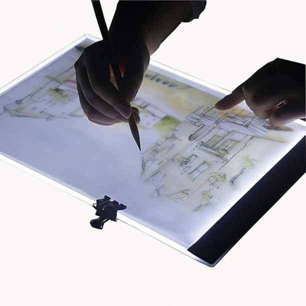 Mesa De Luz LED Dibujo A4 Caja Tableta Portatil USB Para Artistas  Caligrafia