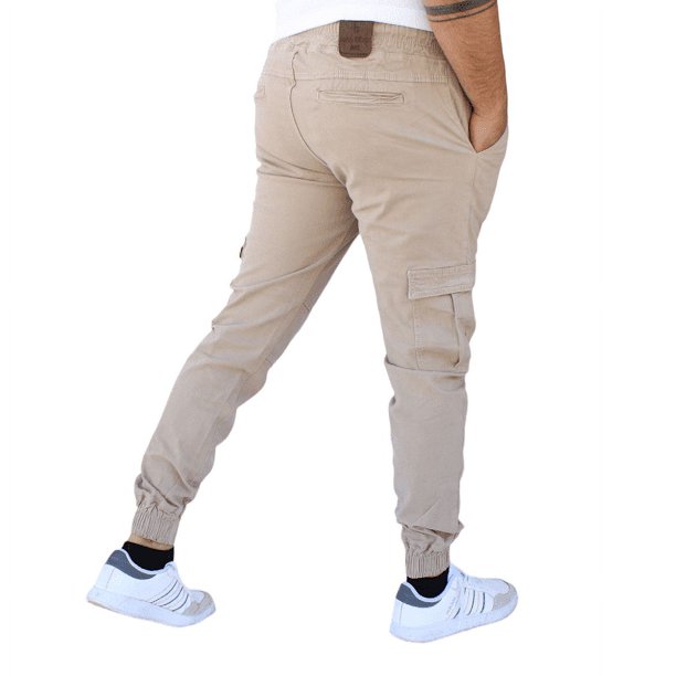 Pantalón Jogger de Gabardina Stretch Para Hombre John Silver