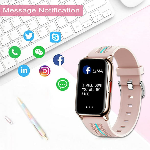 Reloj inteligente para mujer, rastreador de actividad física para teléfonos  Android iOS MFZFUKR CZDZ-HY135-3