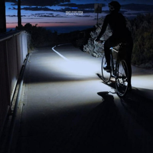 Juego de luces para bicicleta con velocímetro de bicicleta, computadora de  bicicleta recargable por USB con campana de bicicleta fuerte, luz delantera