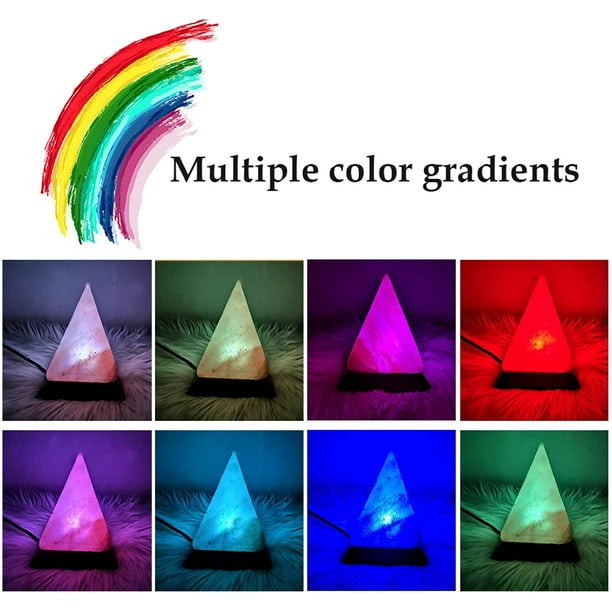 Lampara Sal Himalaya (USB) Colores, Productos para mayores