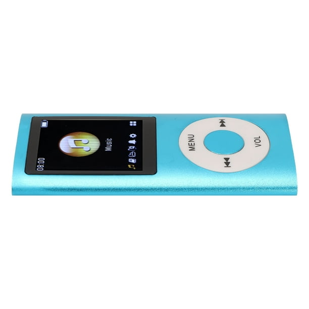 PUSOKEI Reproductor de MP3 elegante reproductor de música multifuncional  sin pérdida con auriculares, pantalla LCD delgada de 1.8 pulgadas