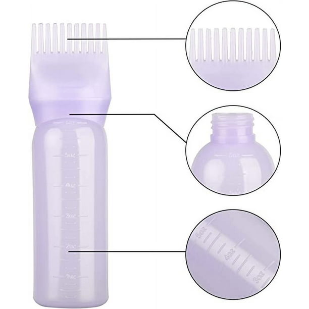 Botella De Champú De Plástico, Aplicador De Aceite De Pelo De Material De  Pp De 1 Pieza Con Escala Para Uso En Salón O En Casa, Moda de Mujer