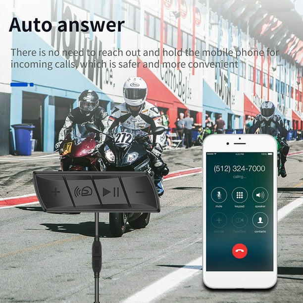 Audífonos manos libres para motoiclismo radio FM para casco moto