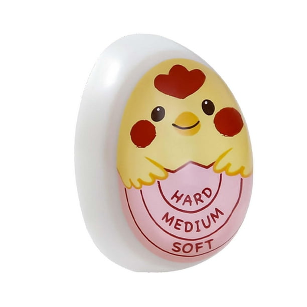  Temporizador de huevos para hervir huevos (paquete de 2) –  Indicador de cambio de color para huevos medianos, suaves y duros,  temporizador de huevos perfecto que cambia de color cuando se