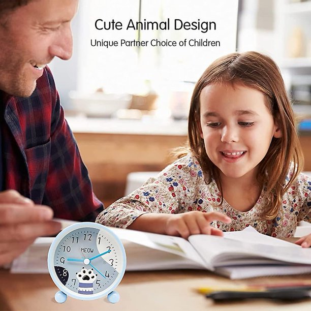 Reloj Despertador Digital Silencioso Aprendizaje Niños, Reloj