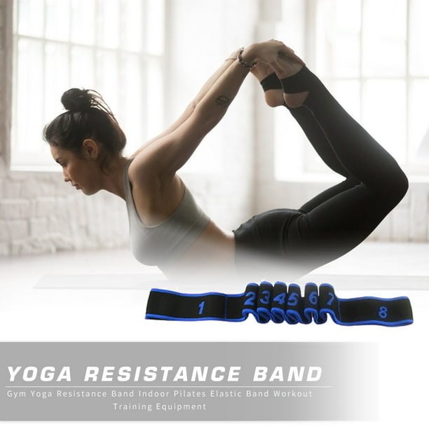 Para gimnasio Entrenamiento en interiores Fitness Yoga Banda de resistencia Pilates  Banda elástica de nylon