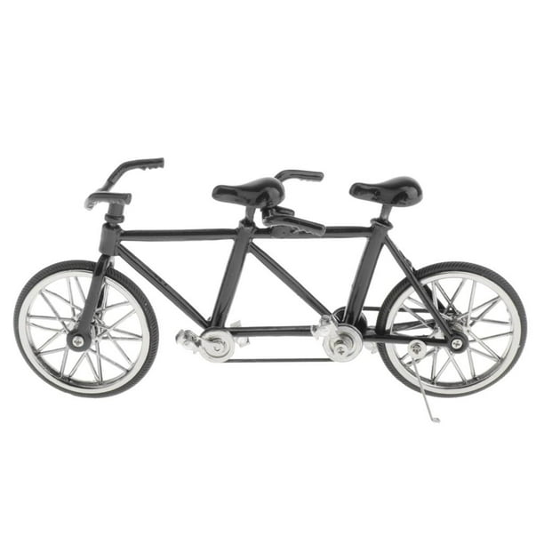 Juguete de bicicleta tándem,Juguete modelo de bicicleta en tándem de  aleación,Bicicleta tándem bicicleta modelo réplica juguete  coleccionable,Artesanía de decoración de juguete modelo de Sunnimix Juguete  de bicicleta tándem