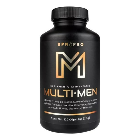 multivitaminico para hombres vitaminas creatina bpn pro zinc arginina b6 b12 vitamina c espinaca magnesio