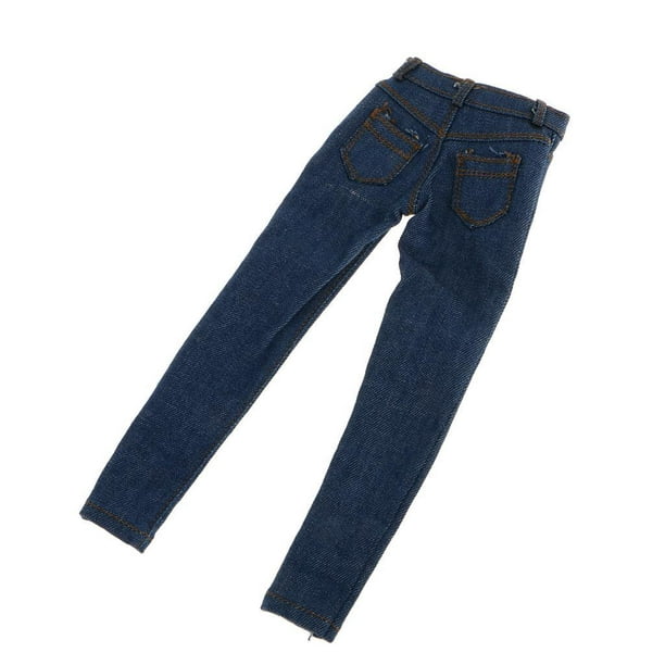 Jeans Ajustados De Mezclil Para Mujeres Jeans Ajustados De Cintura Alta  Pantalones Informales SG Baoblaze pantalones de mezclilla de mujer