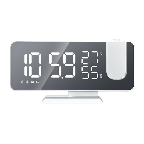 Reloj Despertador Proyector Con Termómetro Higrómetro