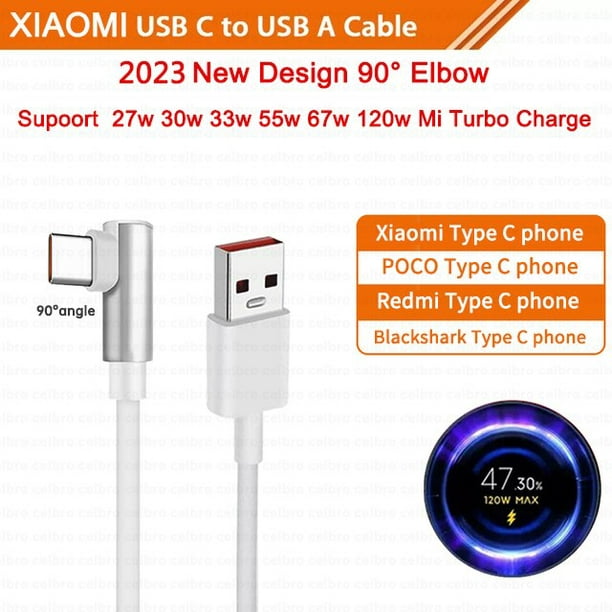 Cargador + Cable Tipo C Xiaomi Carga Rápida 27w