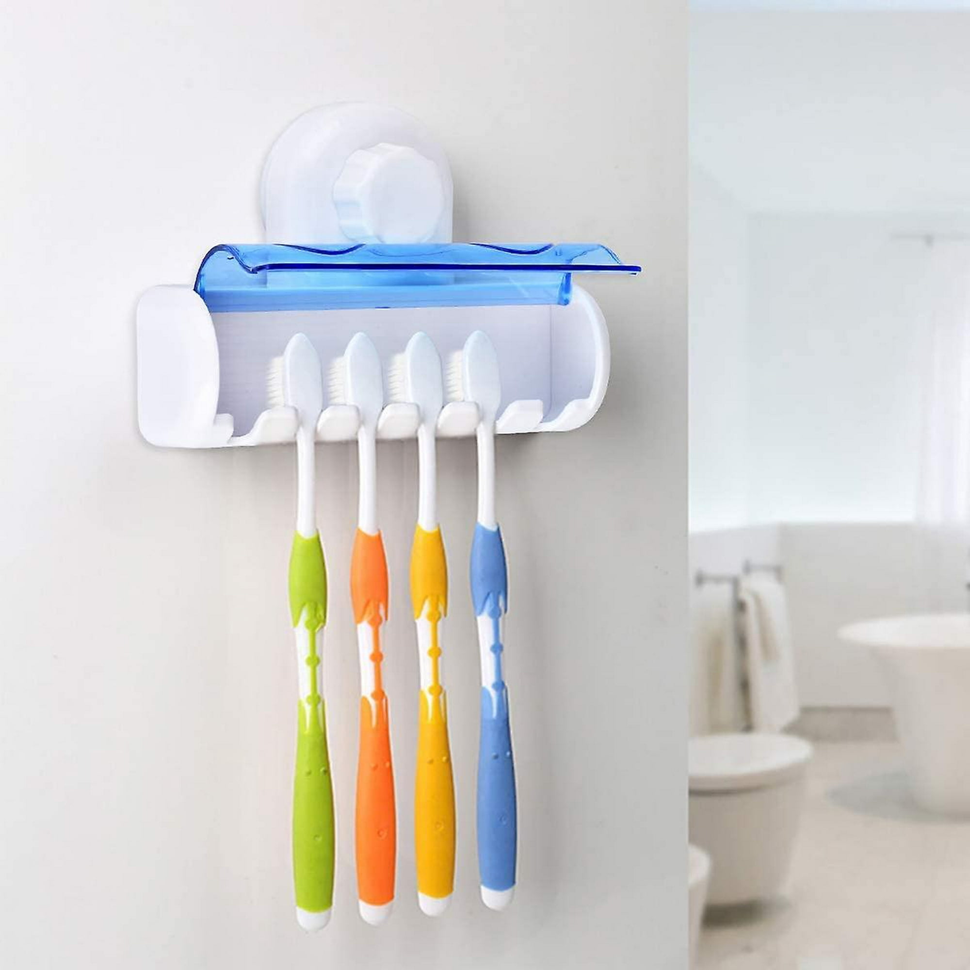 Soporte para cepillo de para montaje en pared Soporte para cepillo de para  montaje en pared, ahorro de espacio BLESIY Porta cepillo de dientes